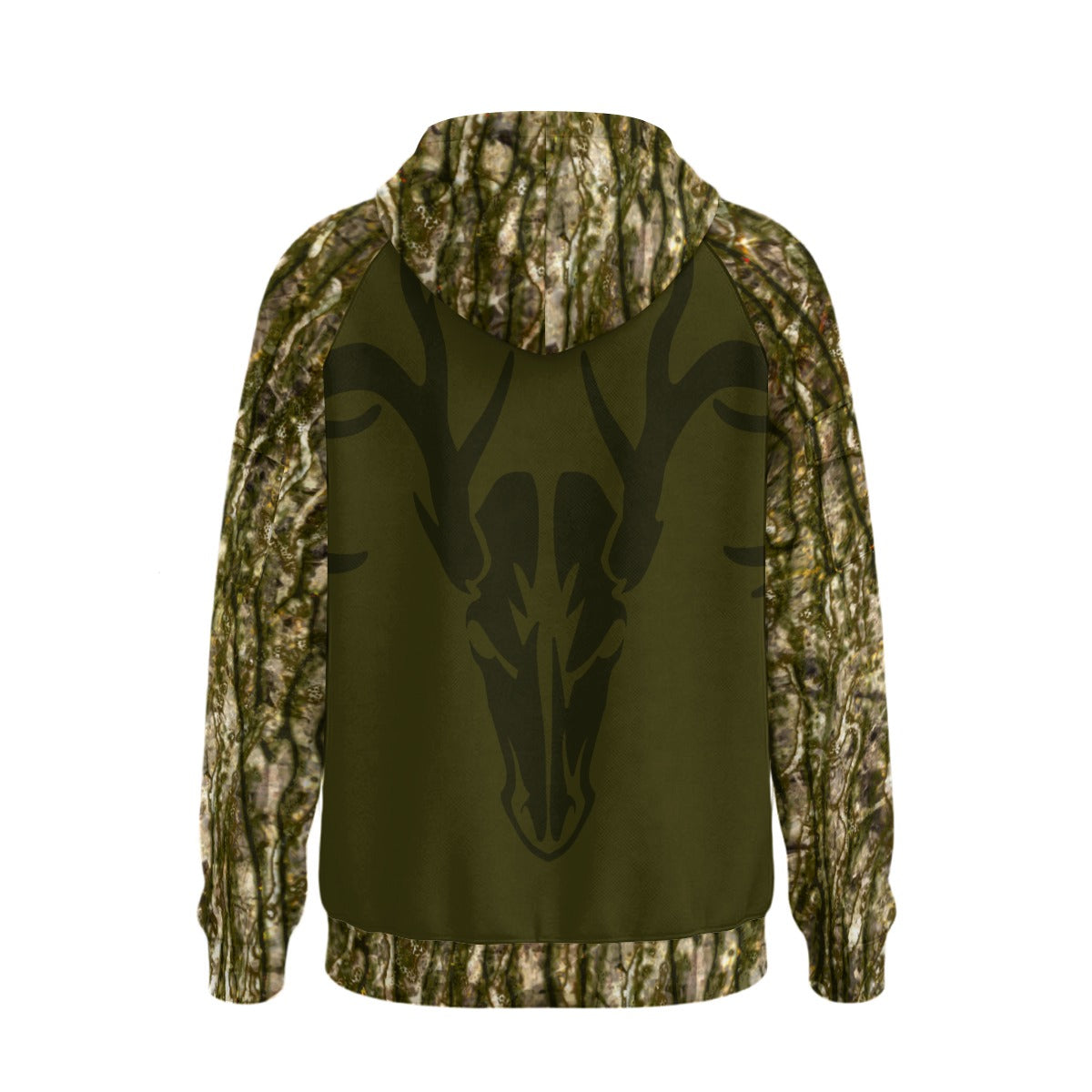 All-Over Print Men’s Fleece Half-Zip Hoodie With Arm Pockets