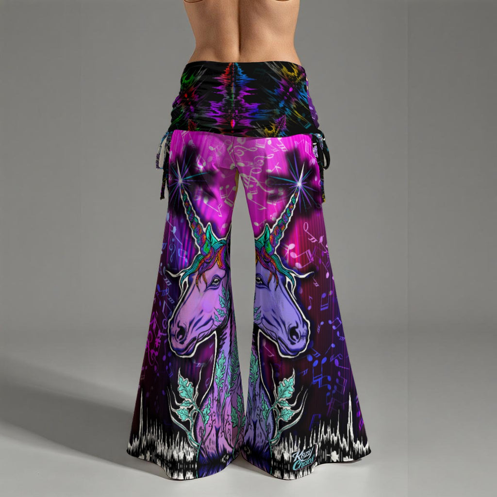 Musicorn Women's High Waist Wide Leg Pants
