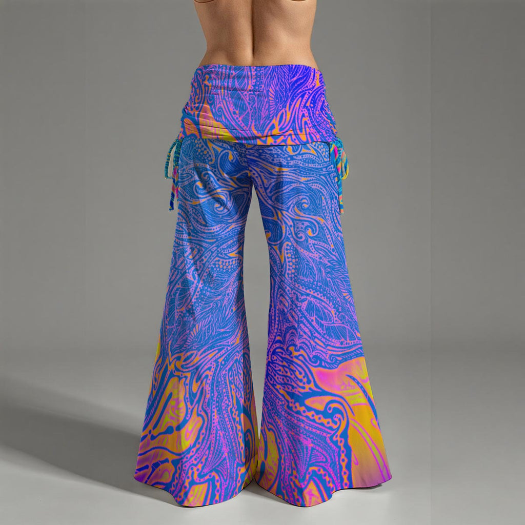 YellowDotFiz Women's High Waist Wide Leg Pants