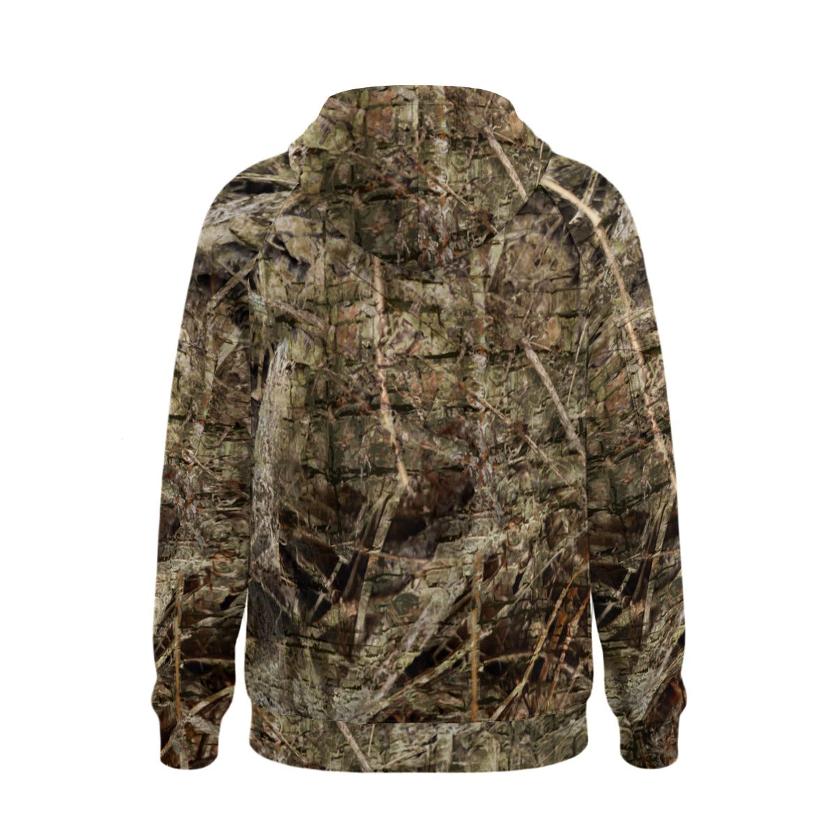 AZStone Camouflage - Men’s Fleece Half-Zip Hoodie With Arm Pockets
