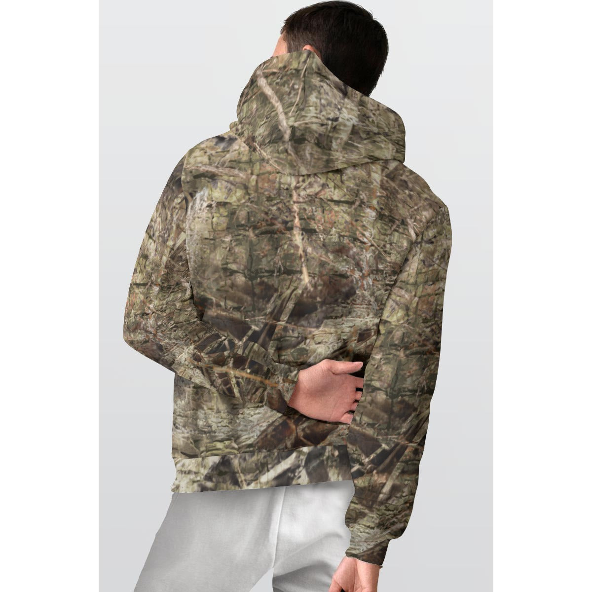AZ StoneVine Camouflage Men's Thicken Pullover Hoodie
