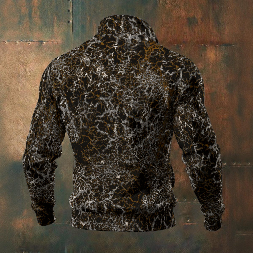 OldManMushroom Art - Men's Thick Knit Fleece Jacket