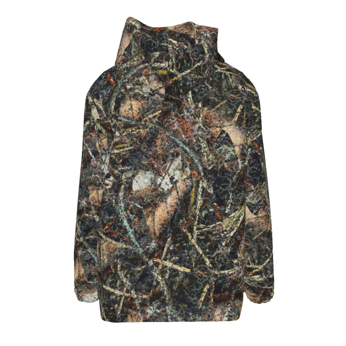Death to Leaves - Men's Hooded Zipper Windproof Jacket