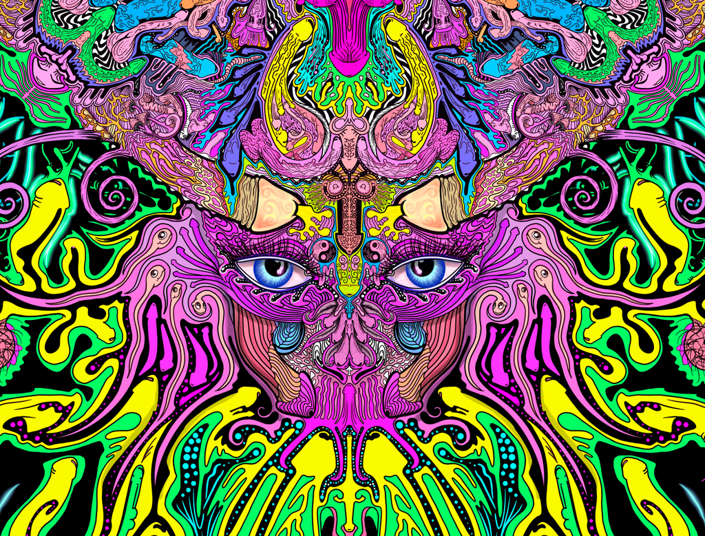 MedusaDix Vivid Hand Drawn Pattern - Men's Thicken Pullover Hoodie