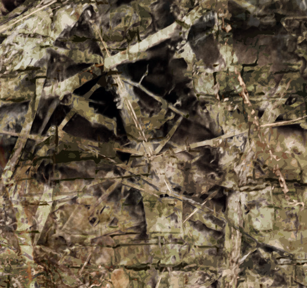 AZStone Buck Camouflage - Fleece Half-Zip Hoodie With Arm Pockets